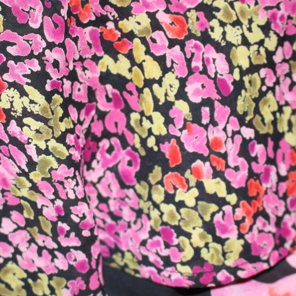 Jessica Howard, Vintage 90s  Pink Hibiscus floral  dress - Picture 8 of 9